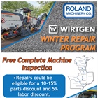 Wirtgen Winter Repair Program