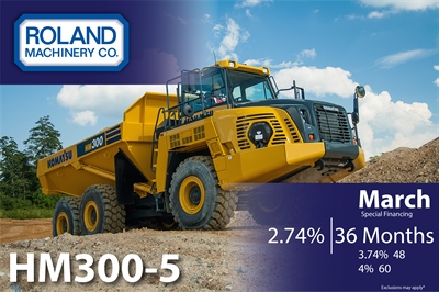 HM300-5 Financing March 2026