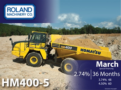 HM400-5 Financing March 2026