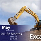 Excavator Financing May 2026