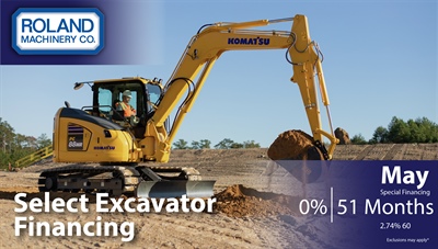 Select Excavator Finanincg May 2026