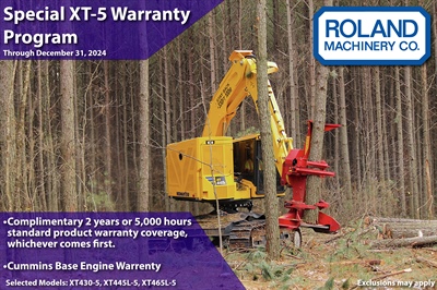 Komatsu Special XT-5 Warranty program