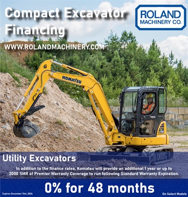 Komatsu Compact Excavator Financing