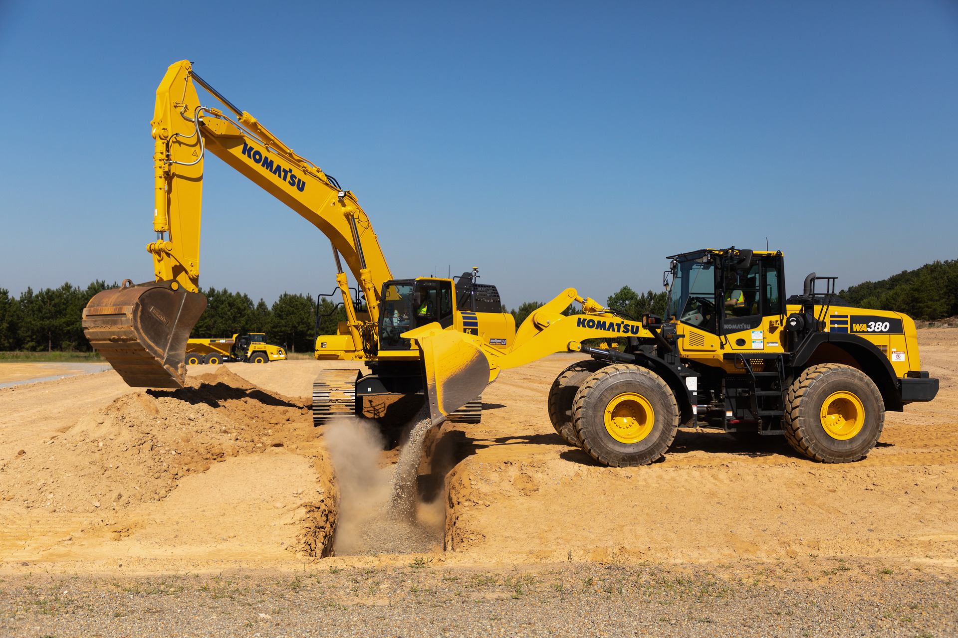 Komatsu excavator